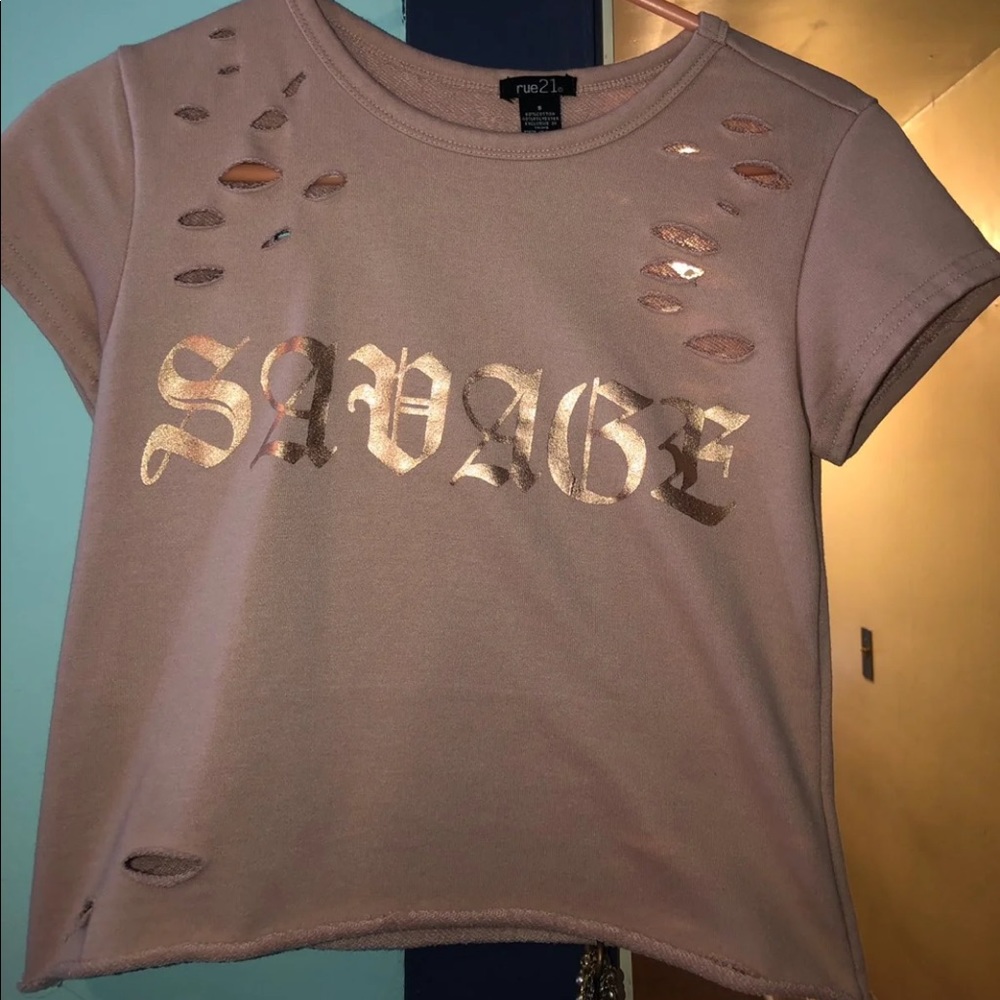 Light pink crop top!